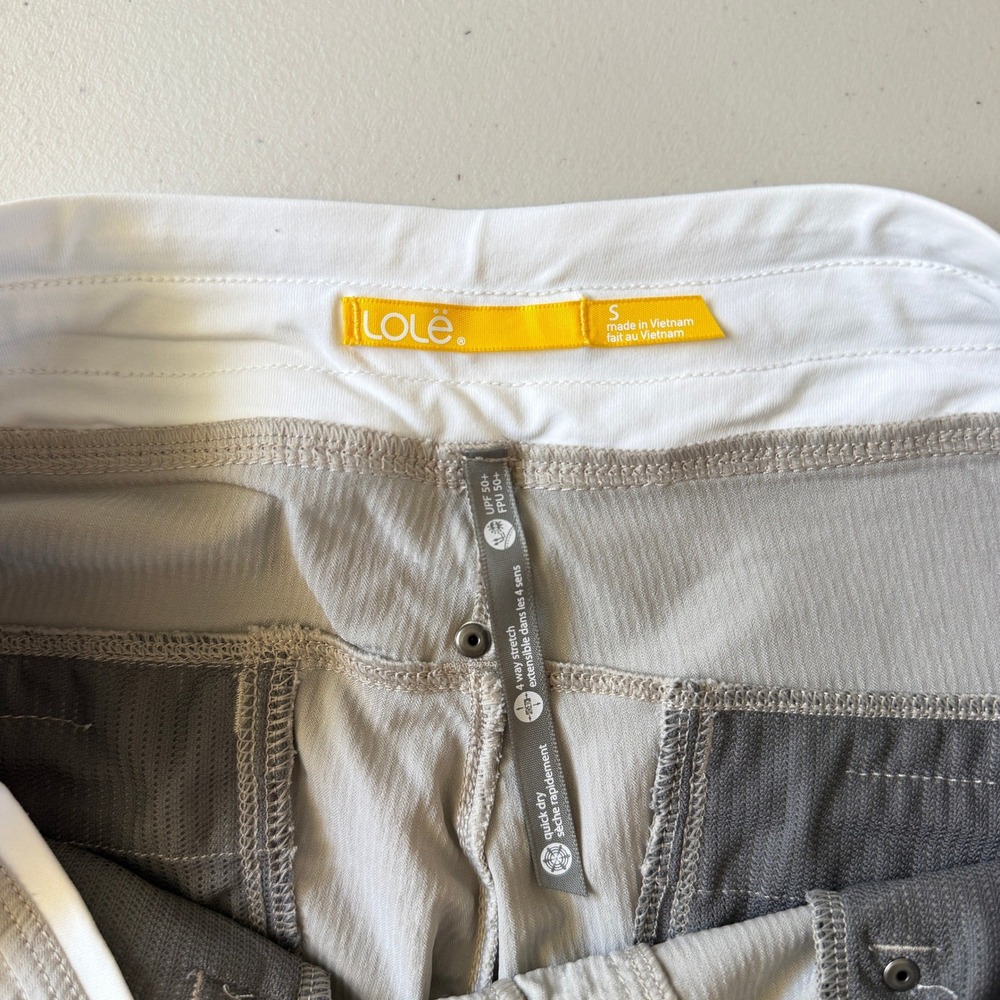 Lole Gray Hiking Camping Pants S 4-Way Stretch Quick Dry UPF 50 Straight‎ Leg - Picture 4 of 11